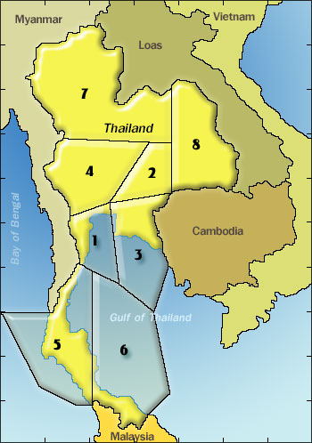 แผนที่การควบคุม 8 sectors